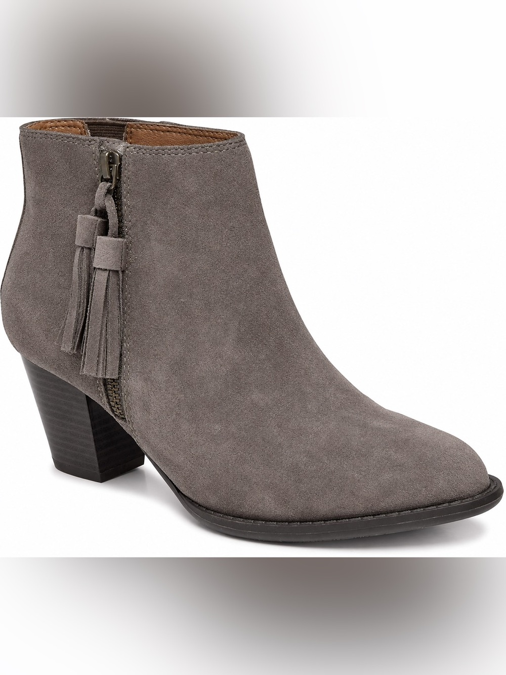 Vionic Madeline Suede Ankle Boots Size 8